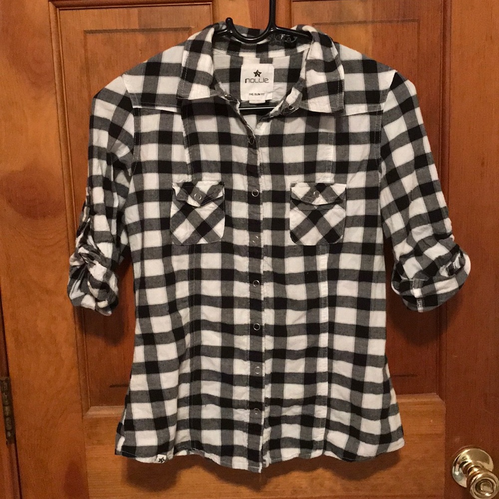 Nollie Plaid Button-Up Shirt